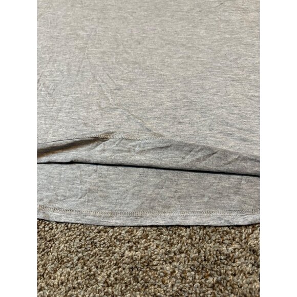 NEW Splits59 Toni Muscle Tank Top Heathered Grey Oversized Size XS High Neck - Picture 7 of 10